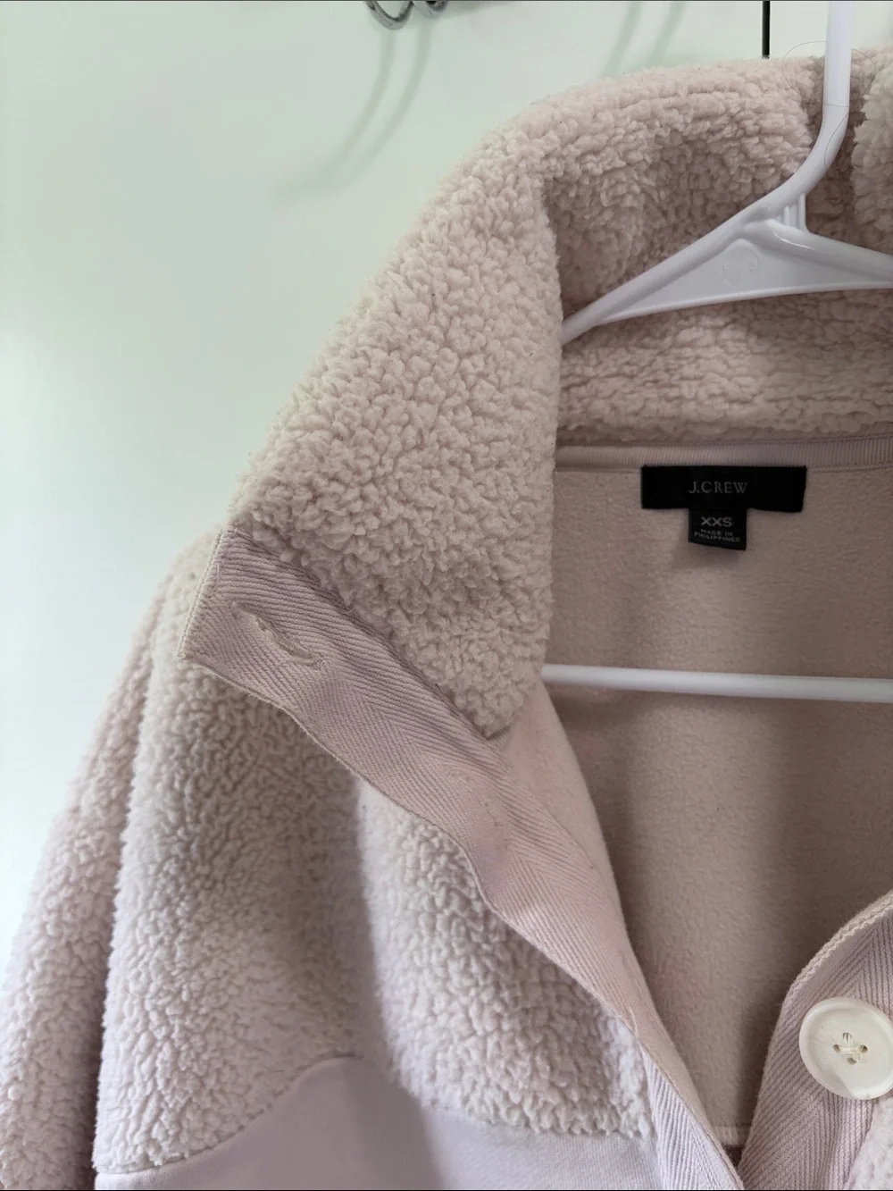 J. Crew plush sherpa