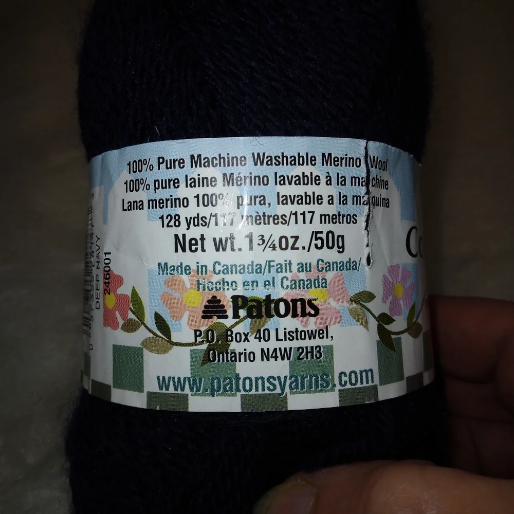YARN Patons Country Garden DK Yarn in Deep Navy