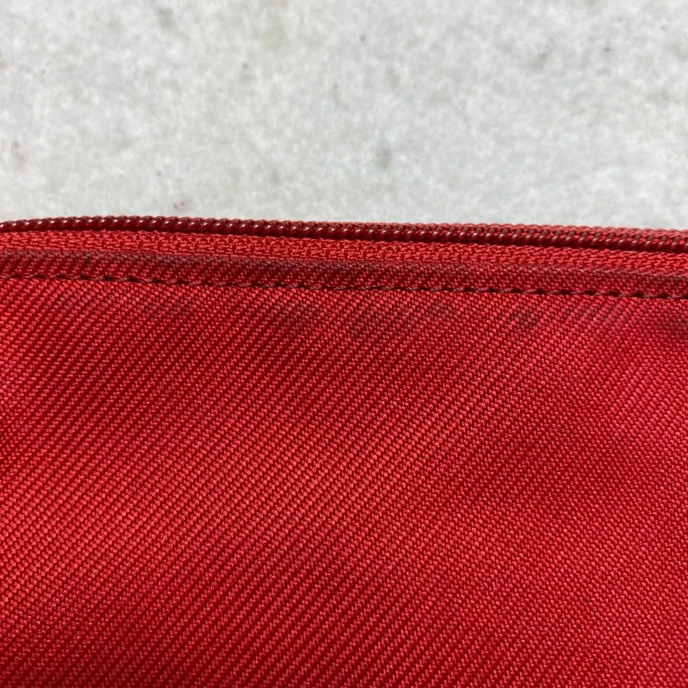 Coach Sawyer Crossbody Bag Red With Tan Leather Trim and Gold tone Hardware