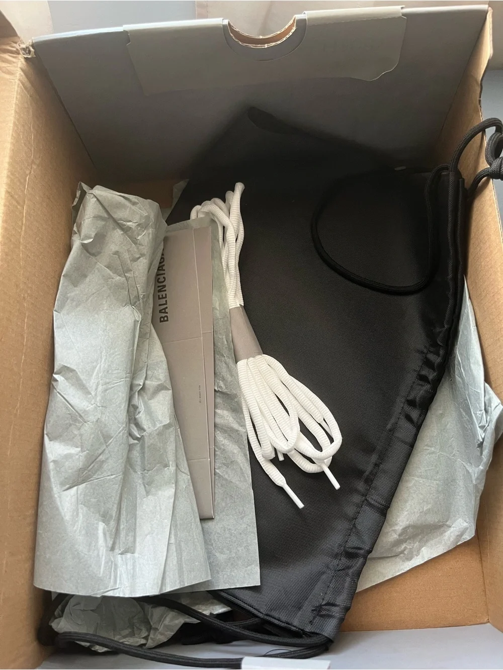 Balenciaga white mesh