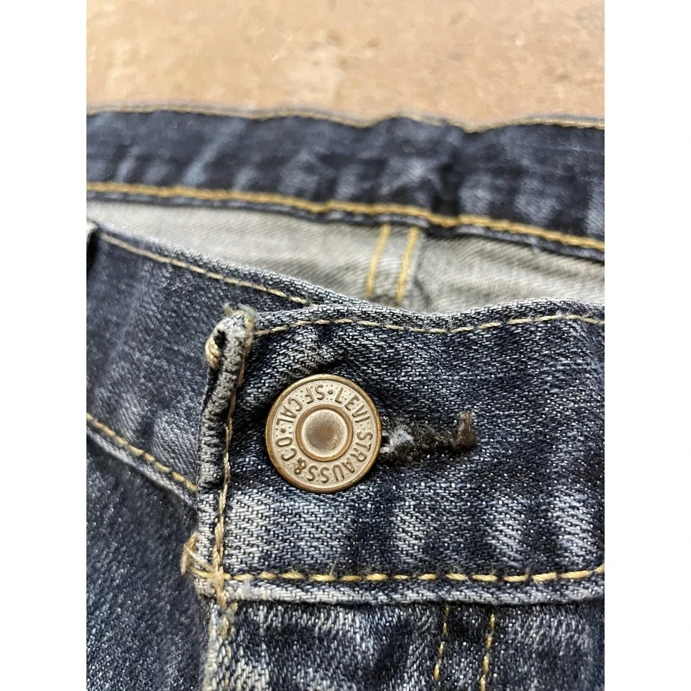 Levis 559 Jeans Mens 36x32 Blue Denim‎ Straight Leg Zip Fly Mid Rise 5-Pocket