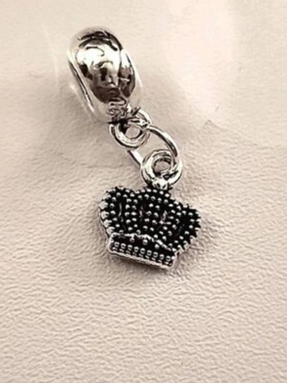 Fashionista Crown Charm Will FIT Pandora and other European Systems