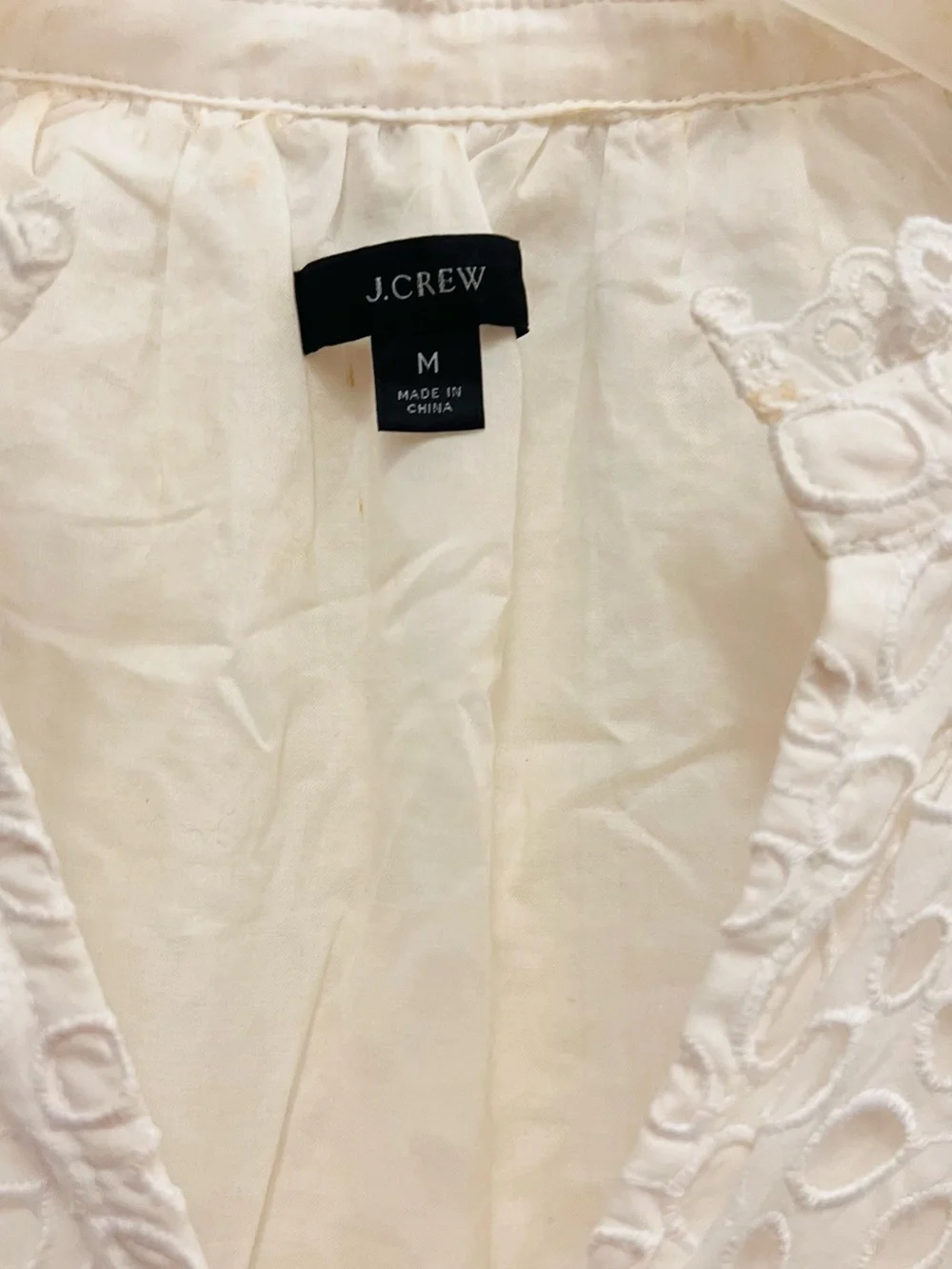 J. Crew lightweight eyelet