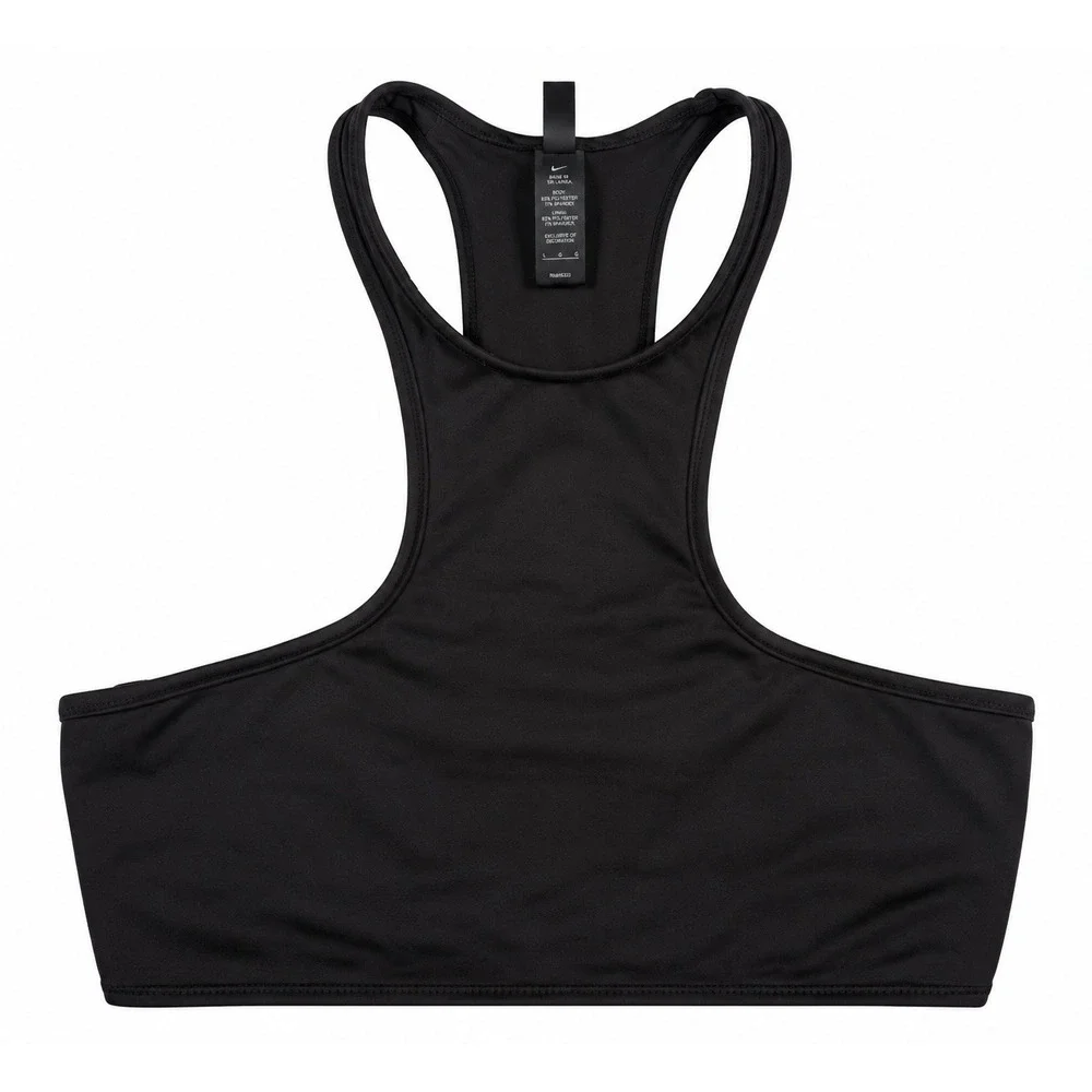 Skims Onyx High Neck Racer Back Swim Top large nwot