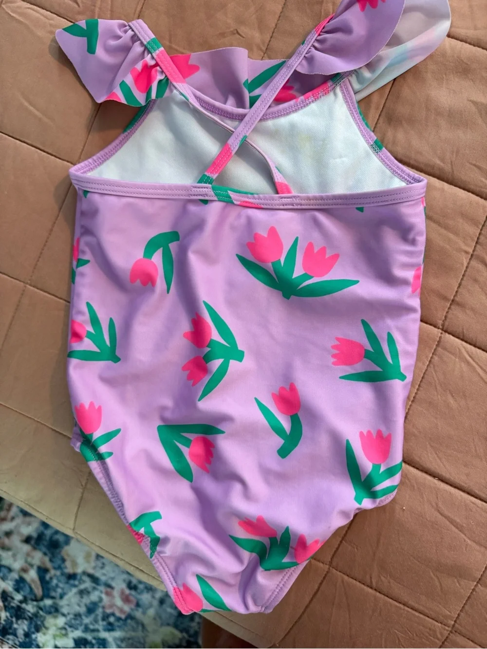Cat & Jack lavender swimsuit