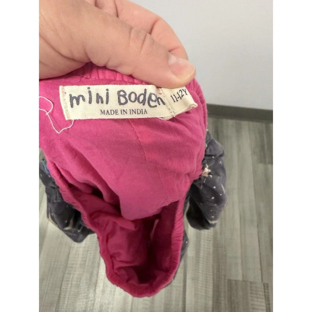 Mini Boden Astronaut Dogs Skirt Size 11-12