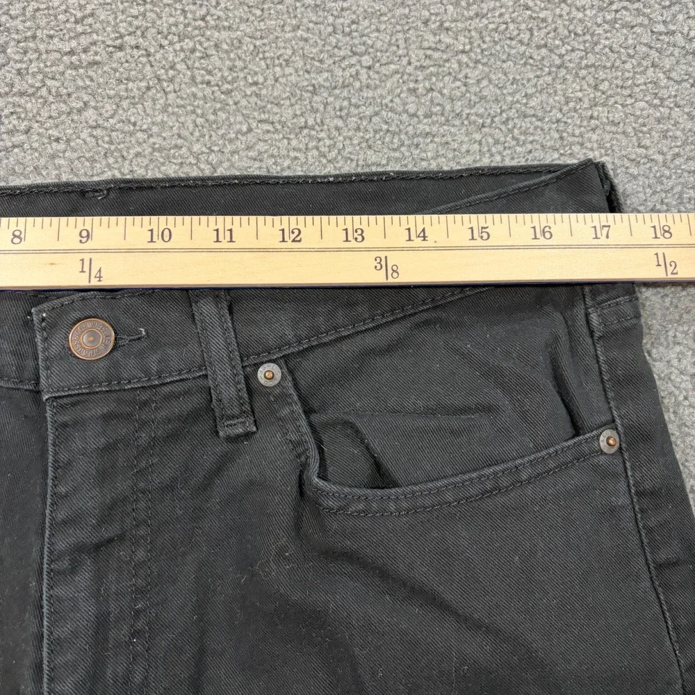 Levi's Jeans Mens 34x32 Black 541 Athletic Taper Stretch Denim Pants 18181-0019