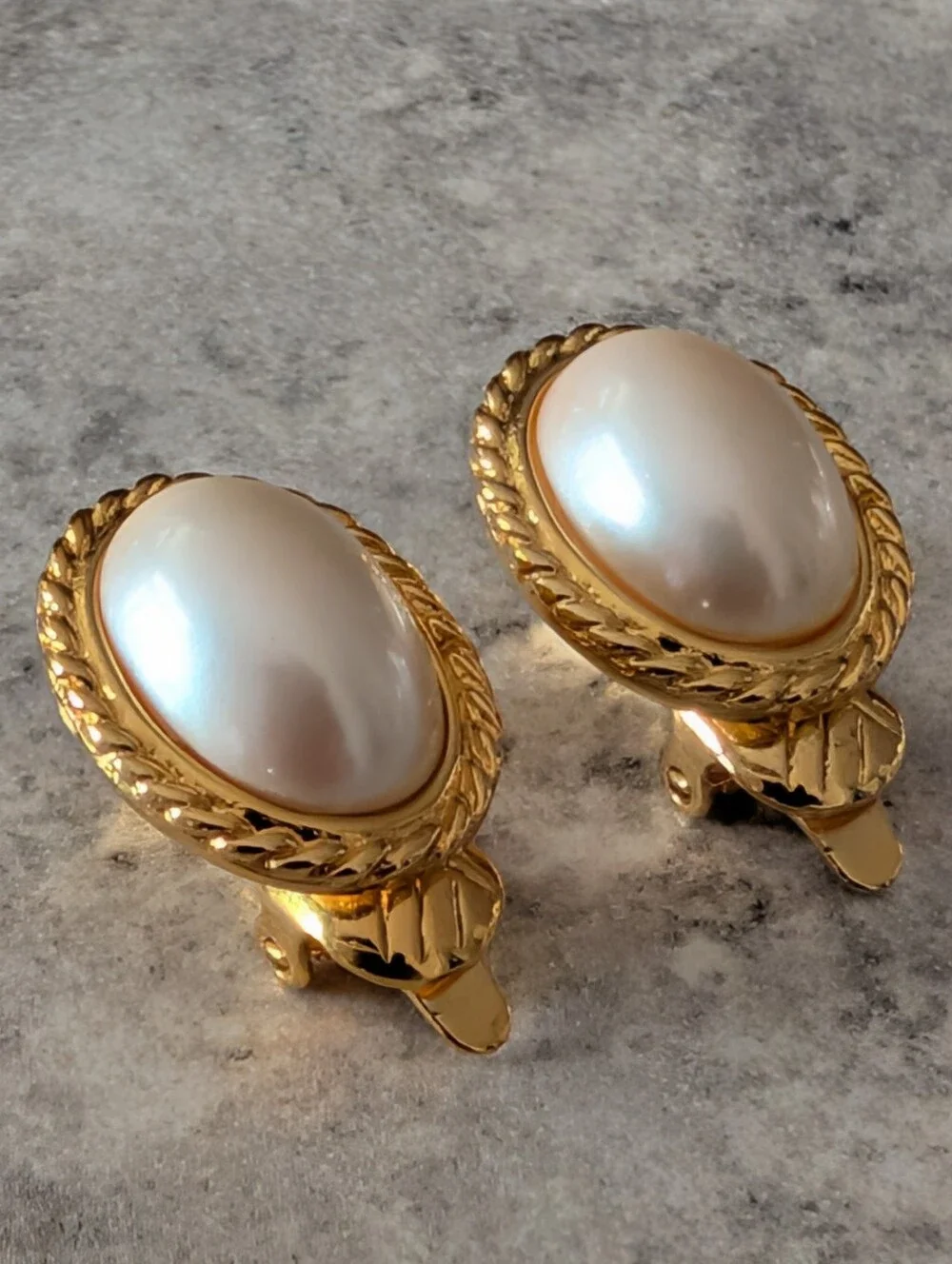 Trifari vintage white