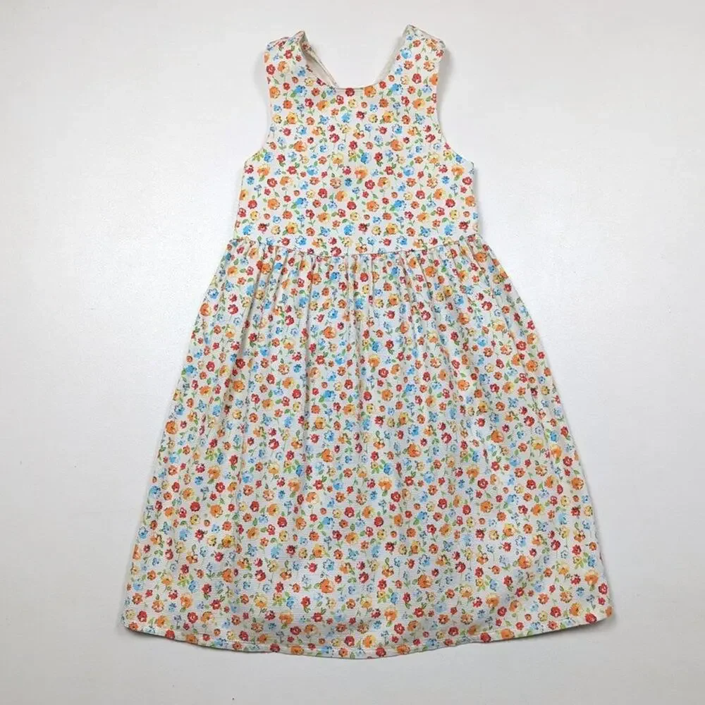 Laura Ashley Dress Girls Size 6 Years Floral Sundress