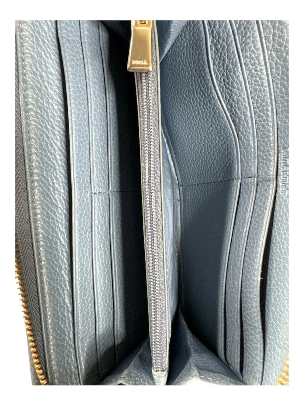 Furla pebbled leather