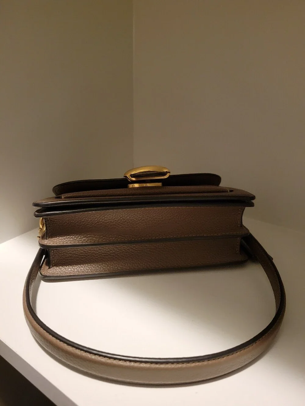 Coach Tabby Shoulder Bag 20 Dark Stone Leather CY201