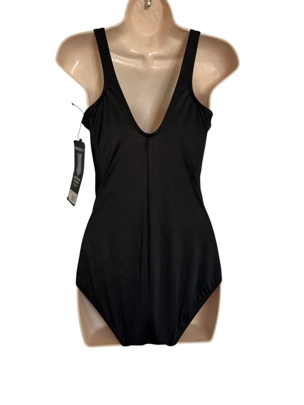 Miraclesuit Arden Size 10DD Black High Neck One Piece Swim NWT $178