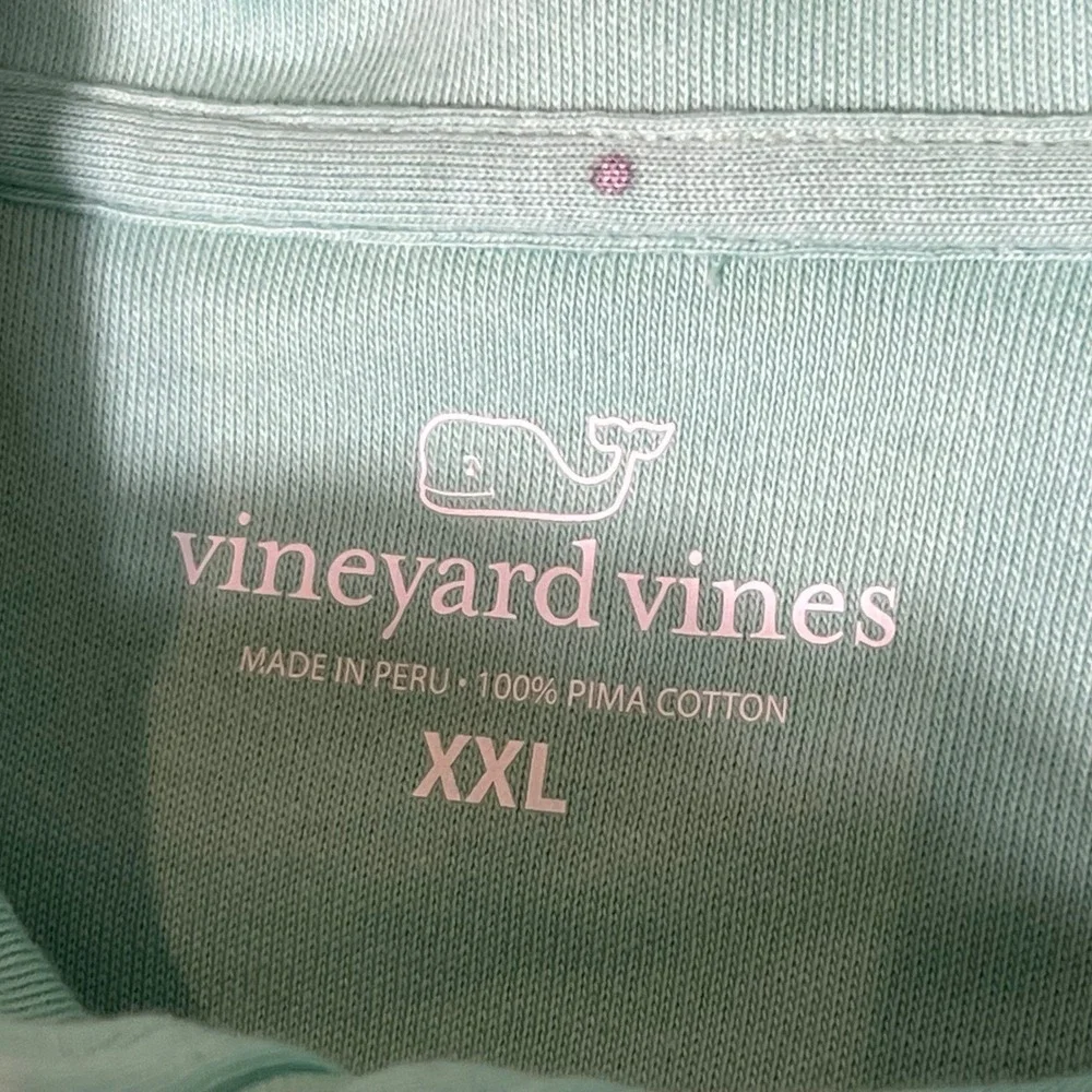 Vineyard Vines measurements mock embroidered