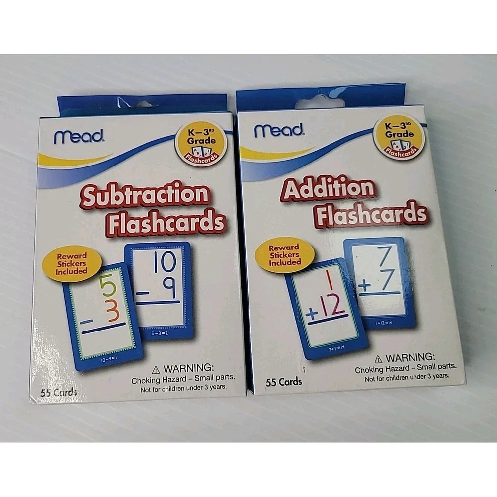Addition & Subtraction Flashcards‎ Cards by MEAD Homeschool Education Math