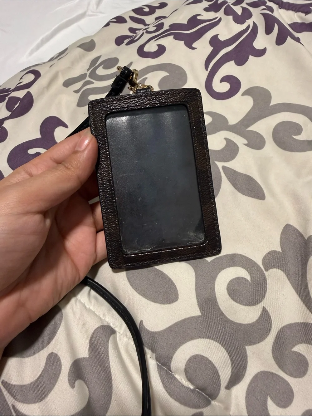 Coach card holder