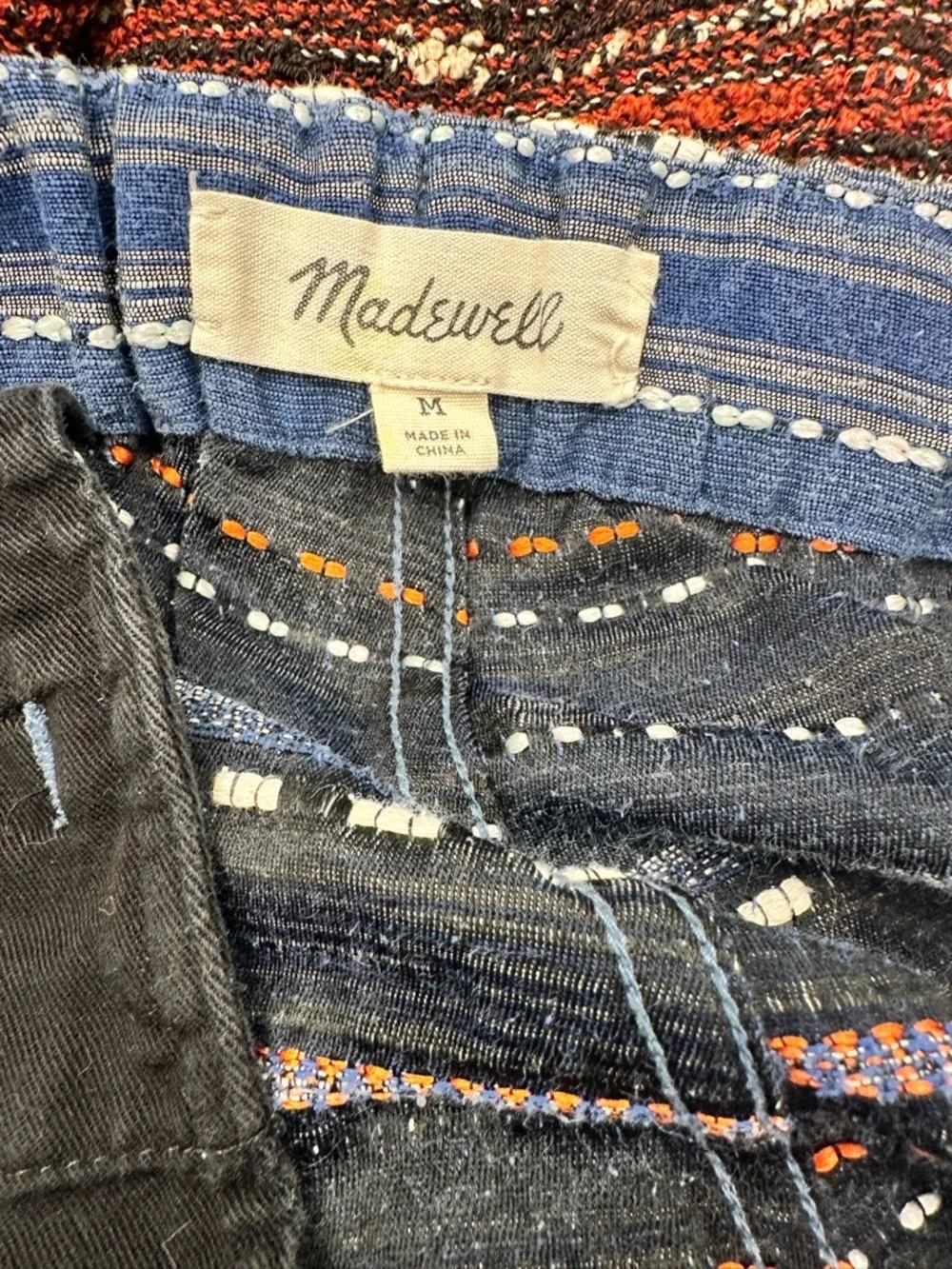Madewell textured striped