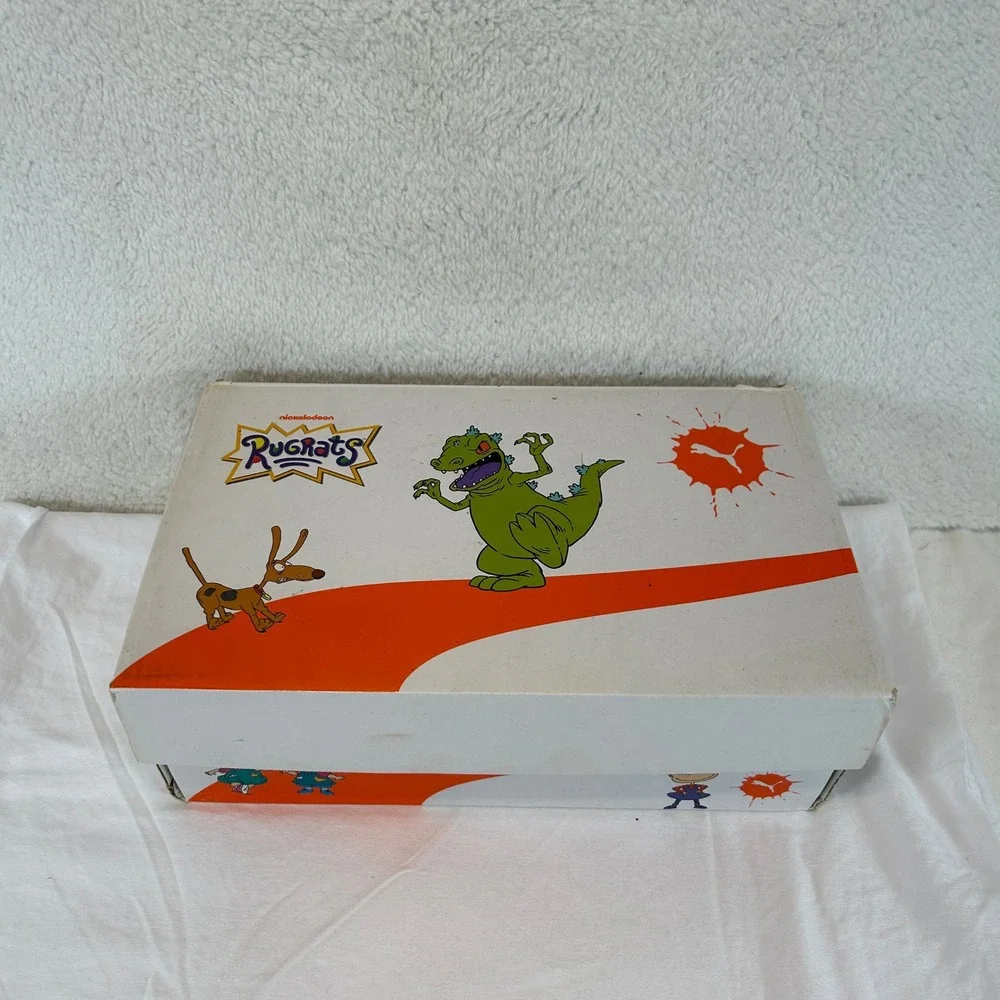 Puma Suede Rugrats JR Black‎ Caribbean Sea Nickelodeon Shoes Size 6Y