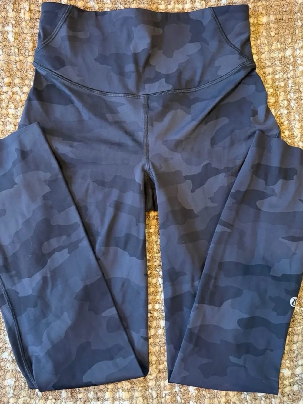 lululemon athletica Dark Gray Camo High-Rise Leggings