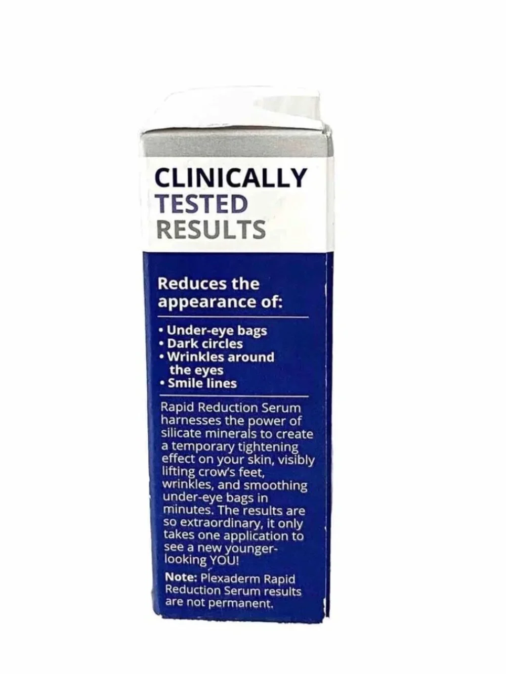Plexaderm rapid reduction