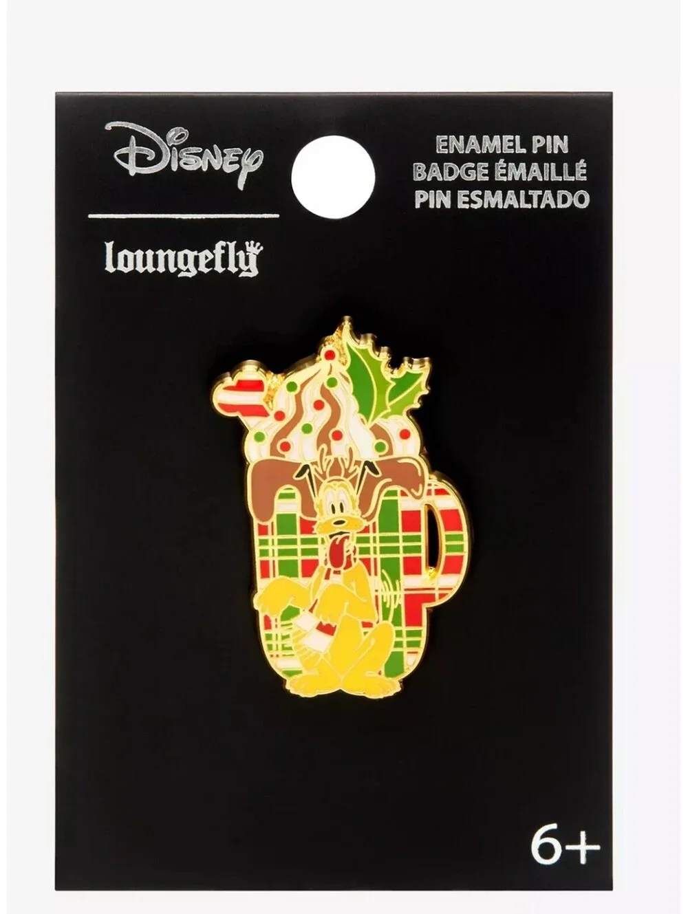Loungefly Disney Pluto Peppermint Mocha Enamel Pin