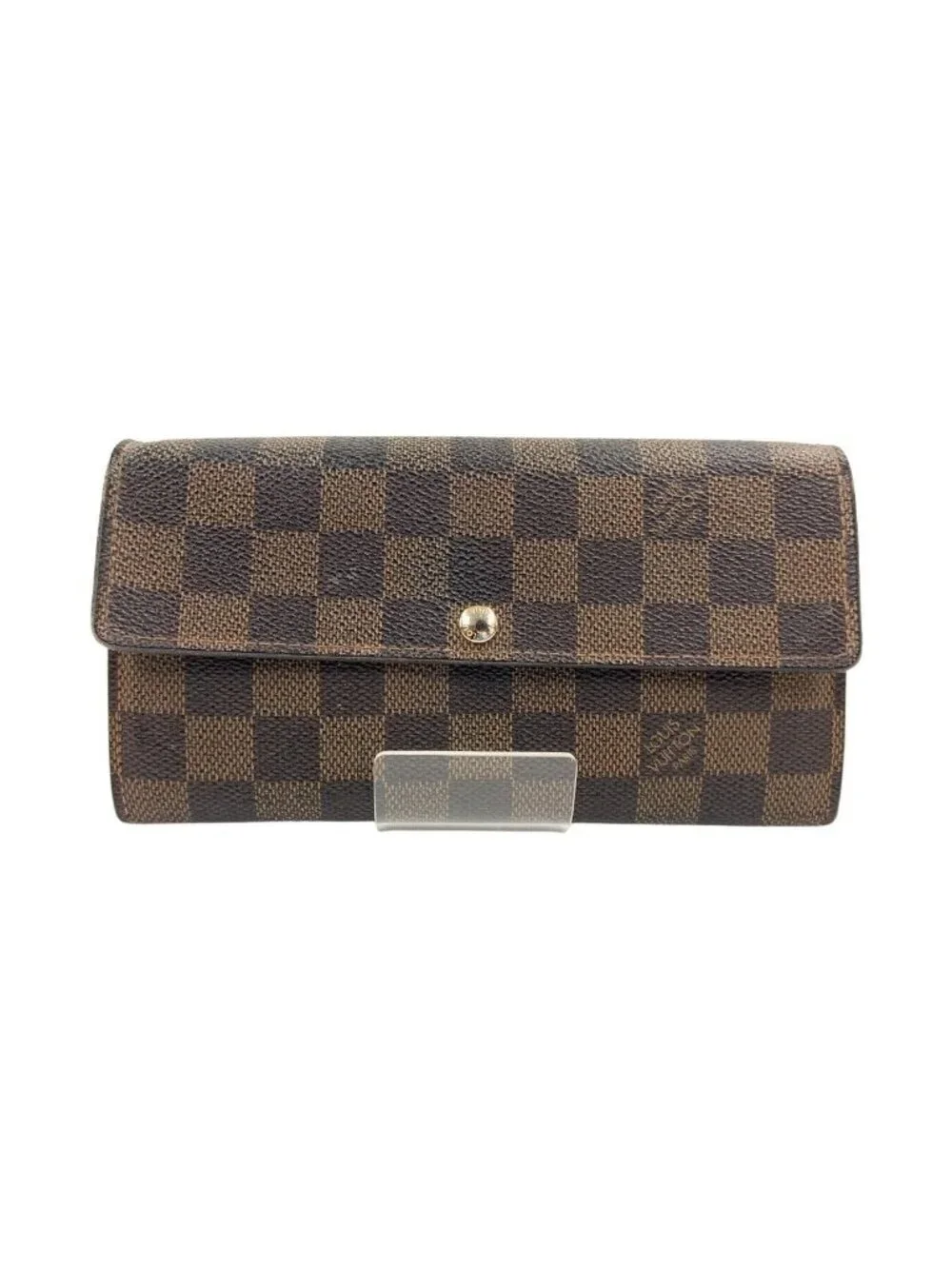 Louis Vuitton Damier Portefeuille Sarah Bifold Wallet Brown