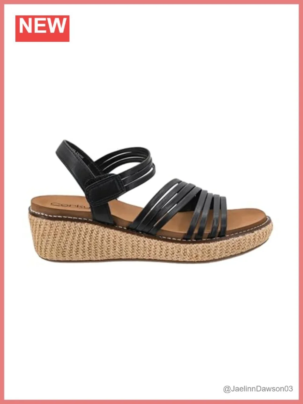 N/A strappy wedge
