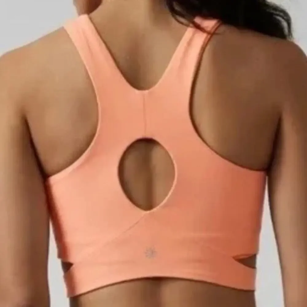 Athleta cutout peach