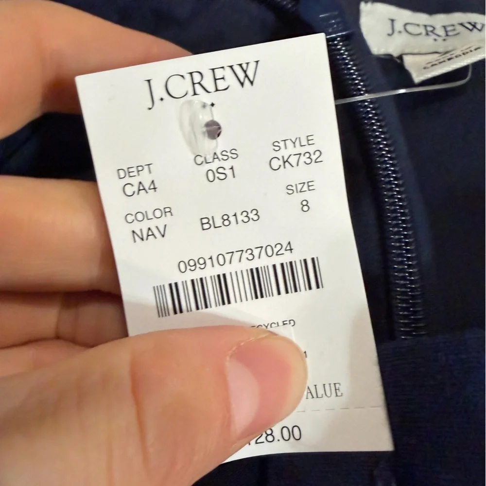 J. Crew missing button