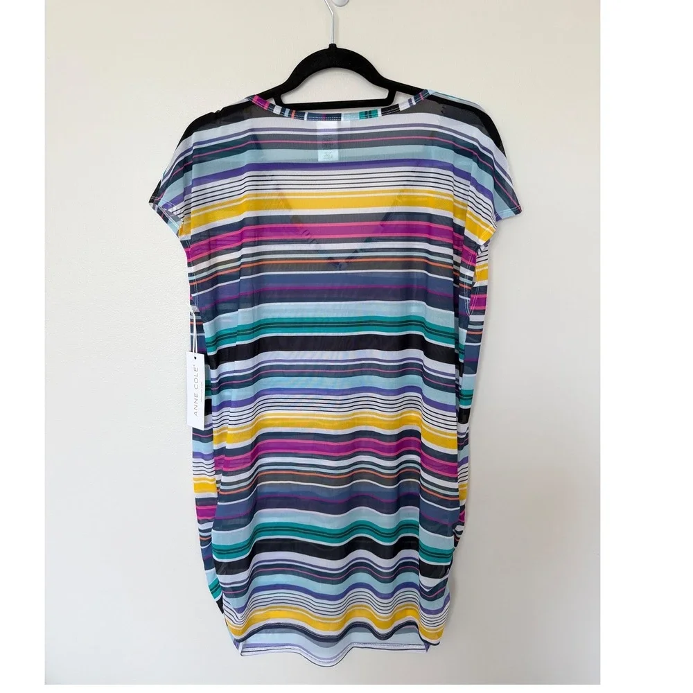 Anne Cole vibrant stripe colorful