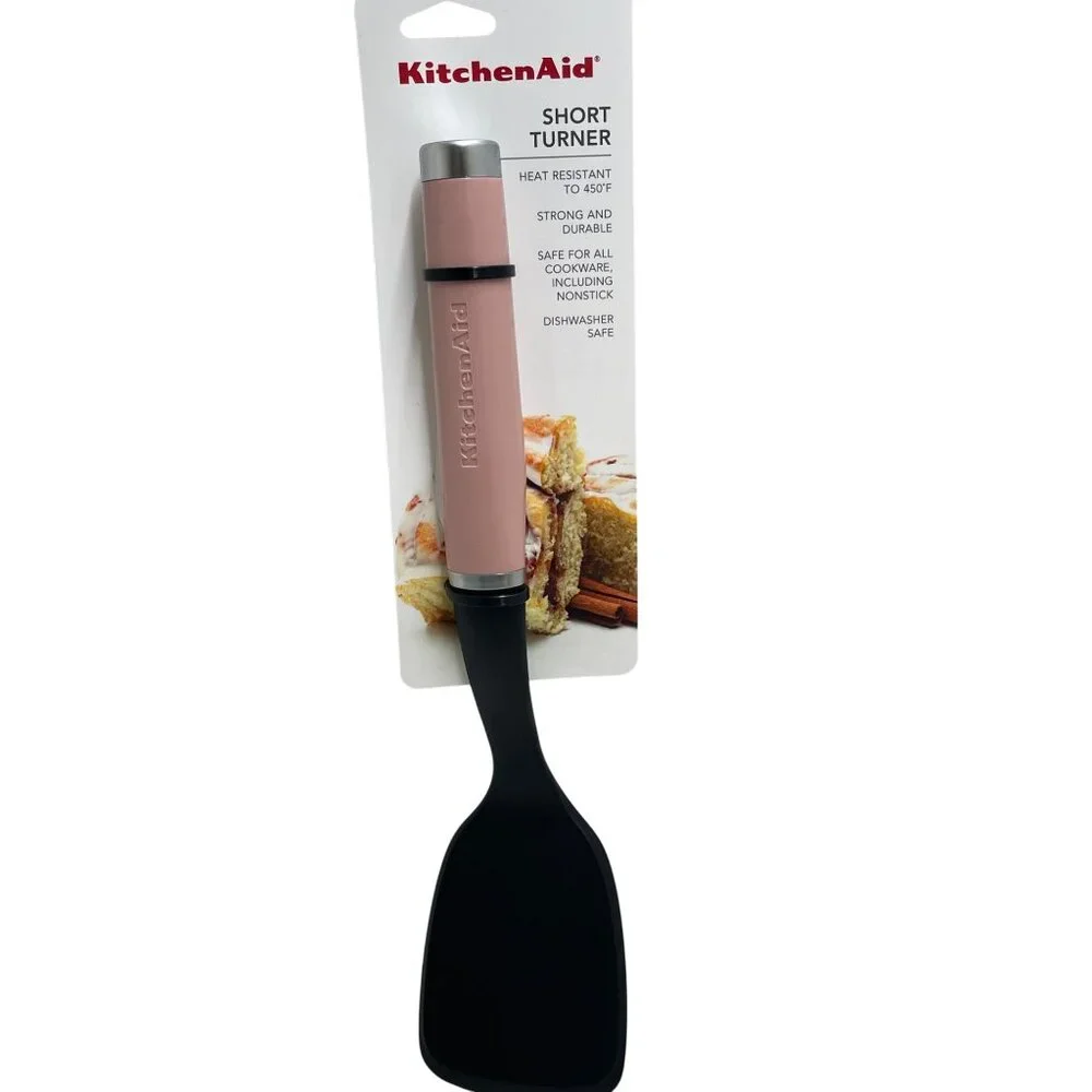 KitchenAid Pink Short Turner Heat Resistant To 450°F Strong &‎ Durable Nonstick