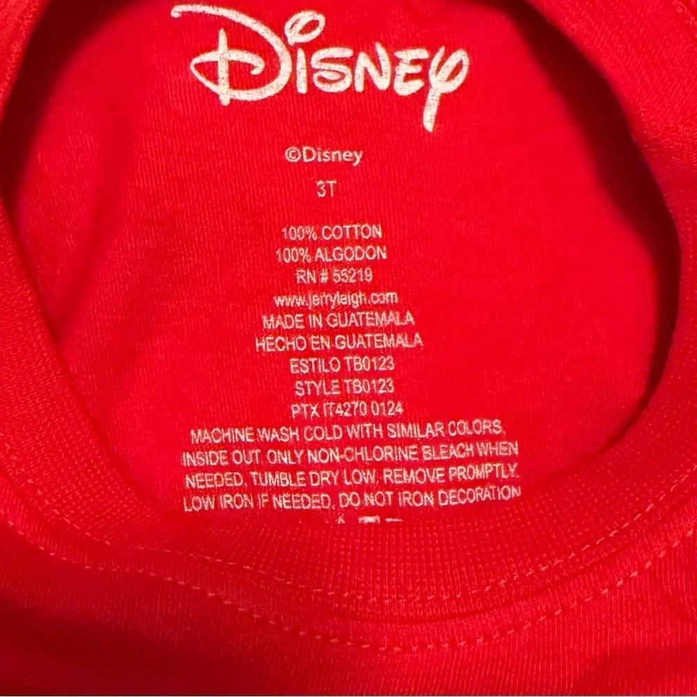 Disney vibrant red