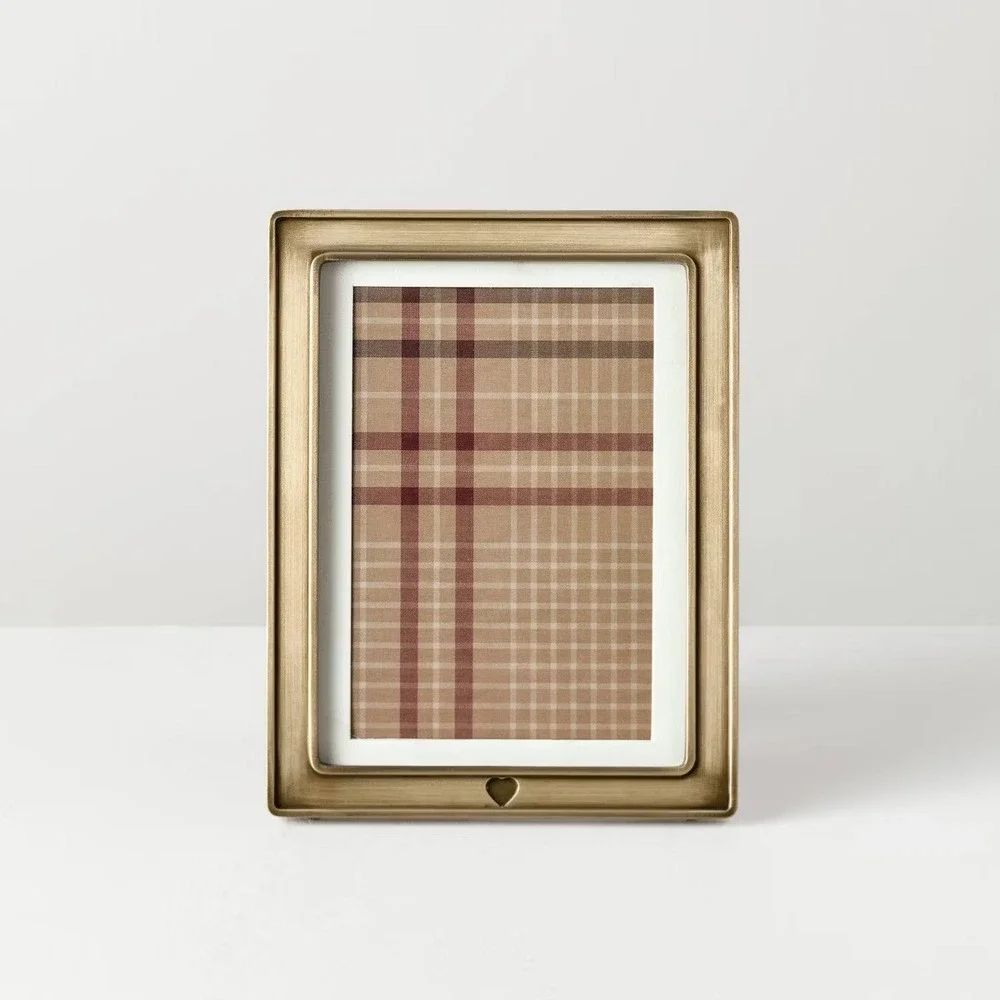 4x6‎ Brass Finish Heart Frame - Hearth & Hand Magnolia, Target
