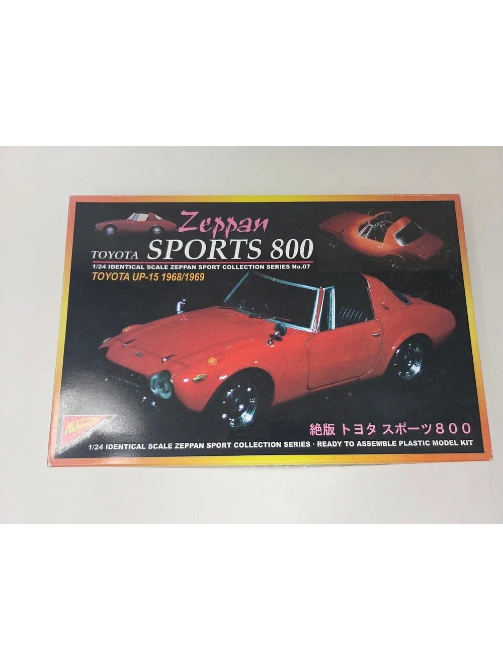 Nichimo Zeppan Toyota Sports 800 UP-15 1/24 Scale Model Kit Japan