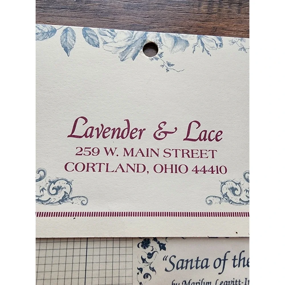 Lavender and Lace lace cross profile