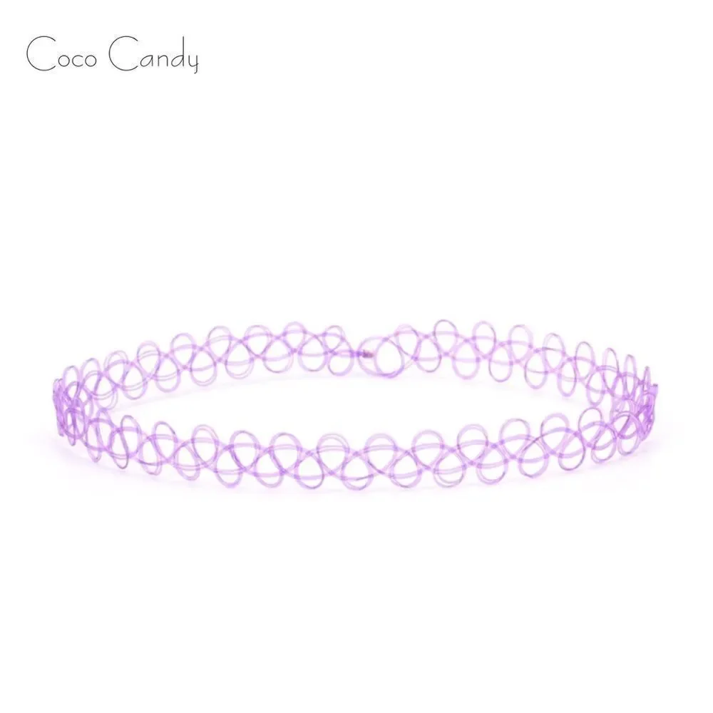🆕Purple Stretch Choker Necklace