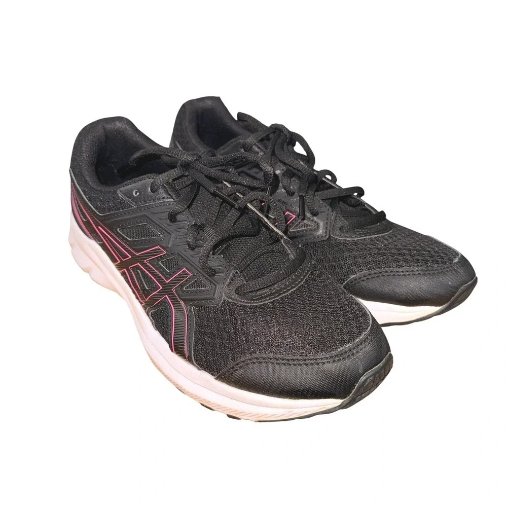 ASICS Gel-Excite 8‎ Running Shoes Womens 8.5 Wide Pre-Owned Sneakers Black Pink