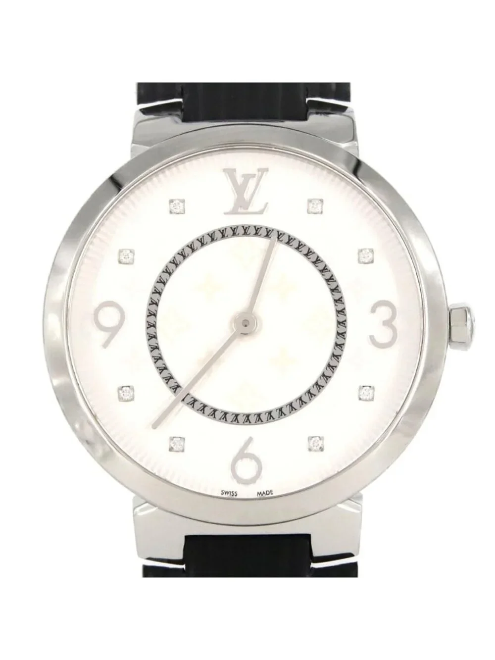 Louis Vuitton Tambour Slim SS Quartz Watch