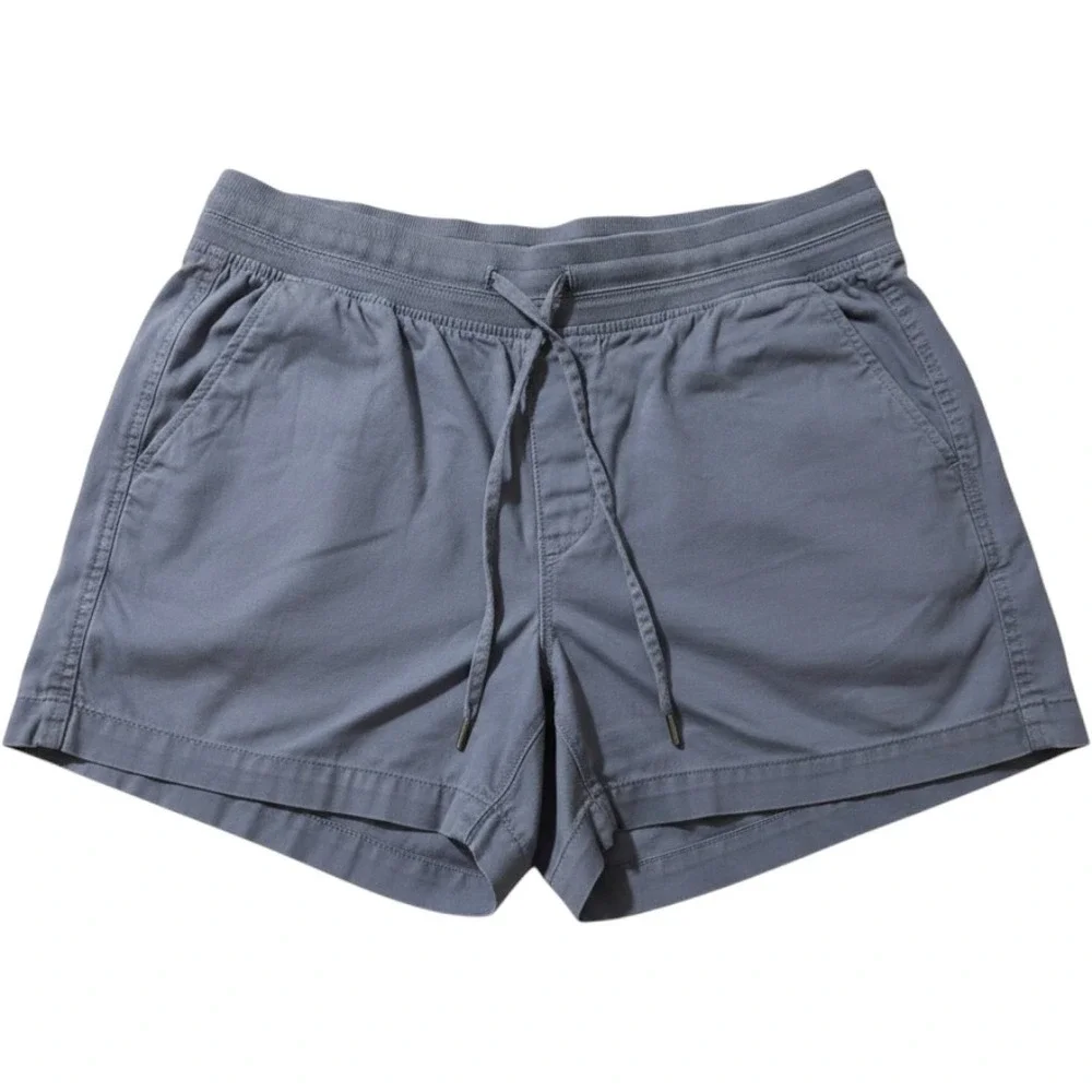 Orvis‎ Shorts Womens Large Blue Cotton Lyocell Drawstring Utility 1752052