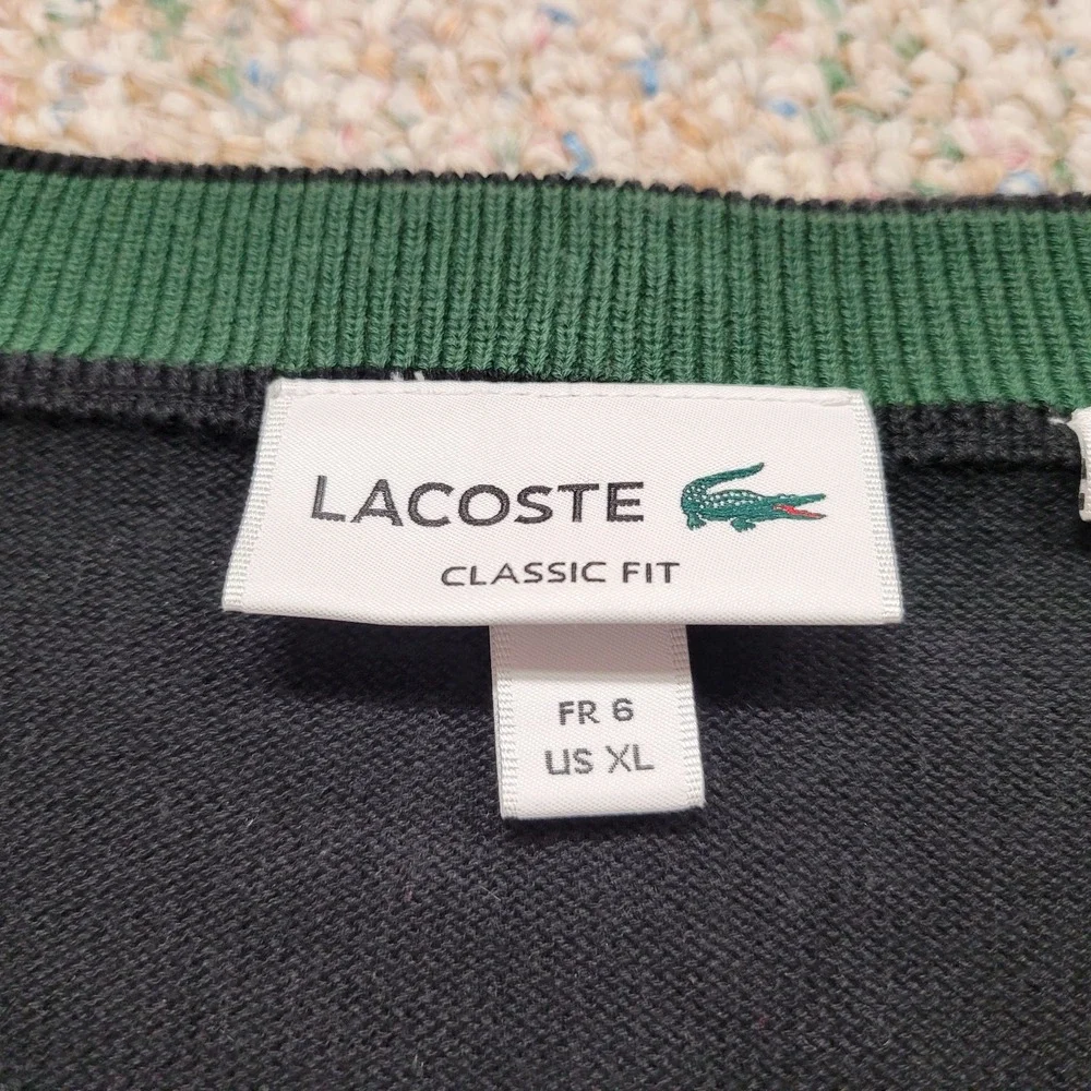 Lacoste sweater mens