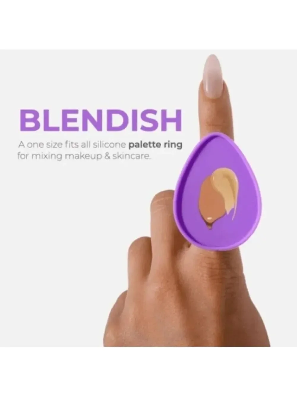 Blendish purple silicone