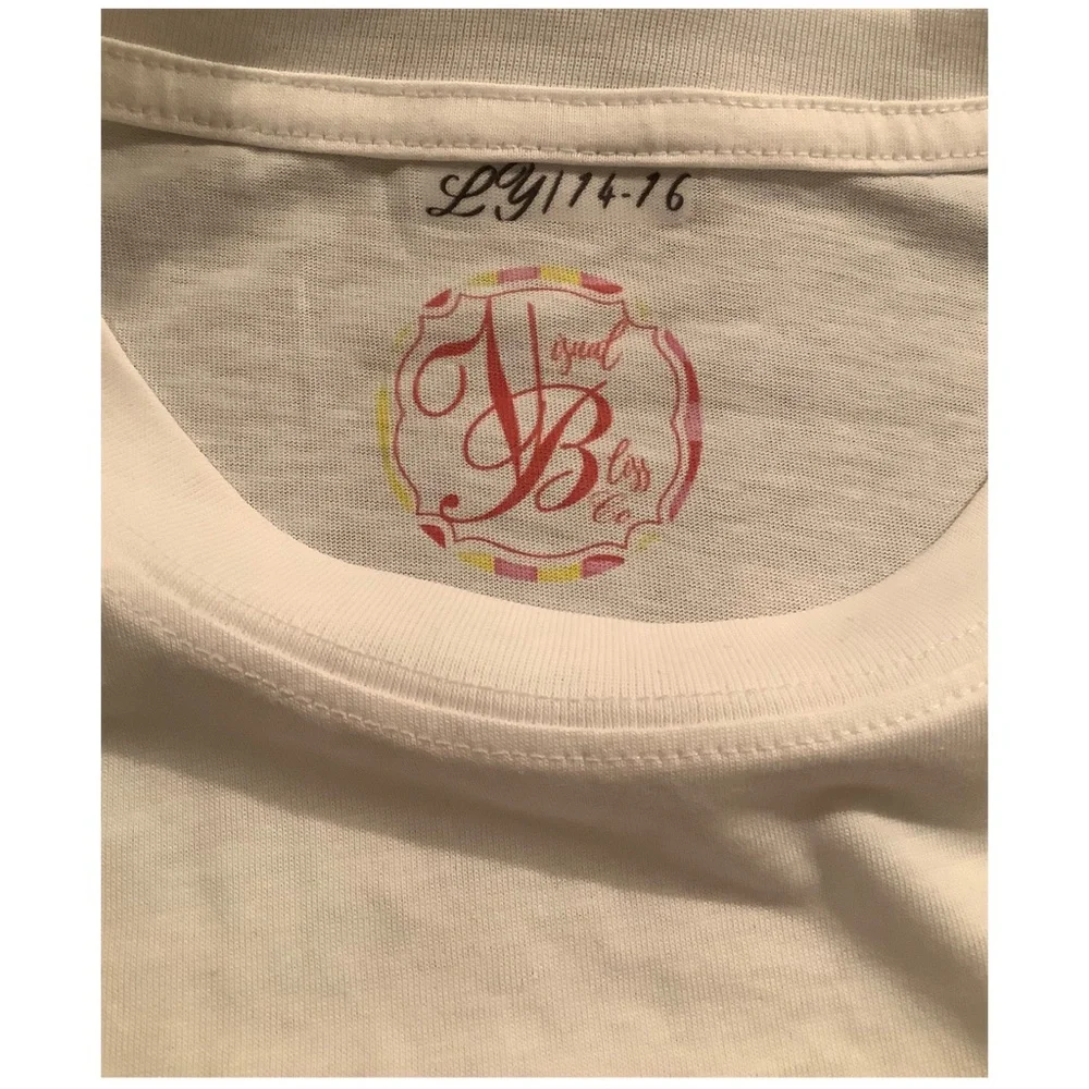 Visual Bliss Co L.L.C. white shirt