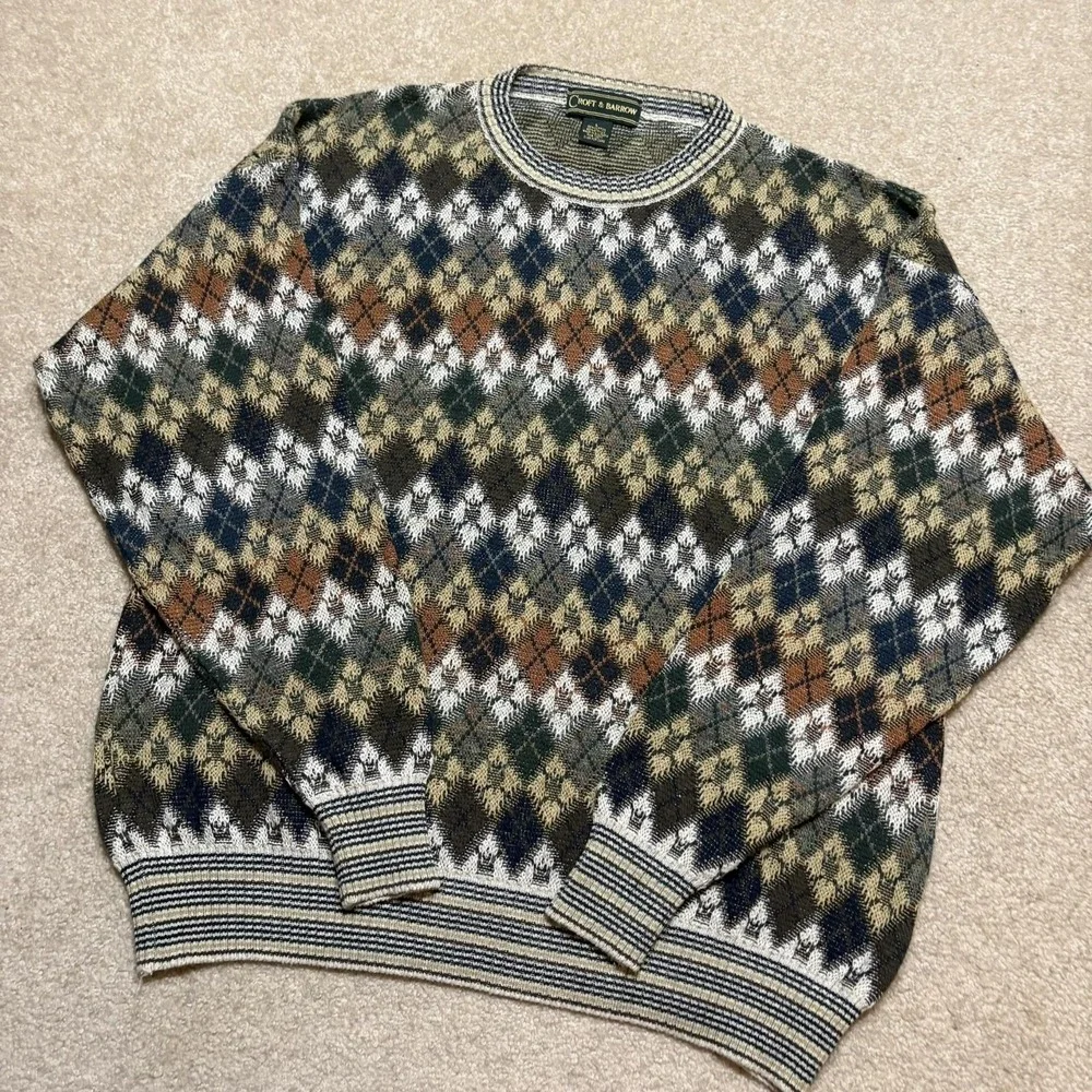 croft & barrow cotton coordinating contrast