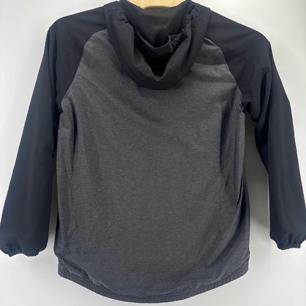 adidas hooded windbreaker