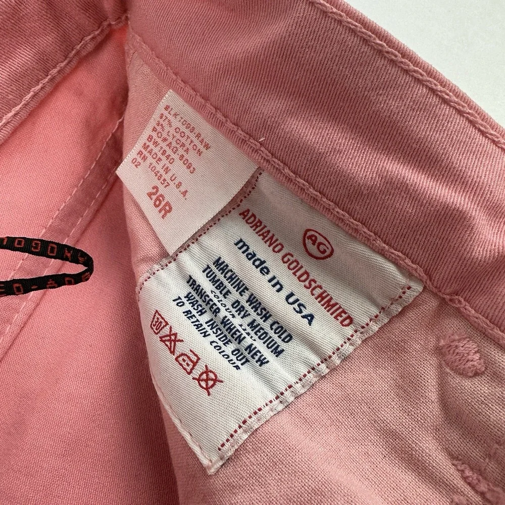 Ag Adriano Goldschmied measurements waist