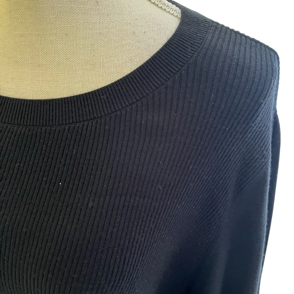 Halogen black ribbed