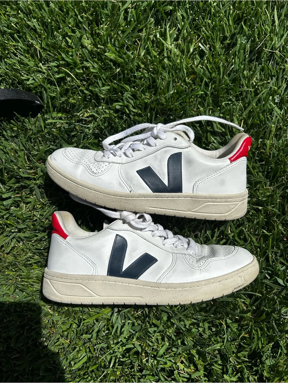 Veja‎ V-10 Low Top White Nautico Pekin Sneakers