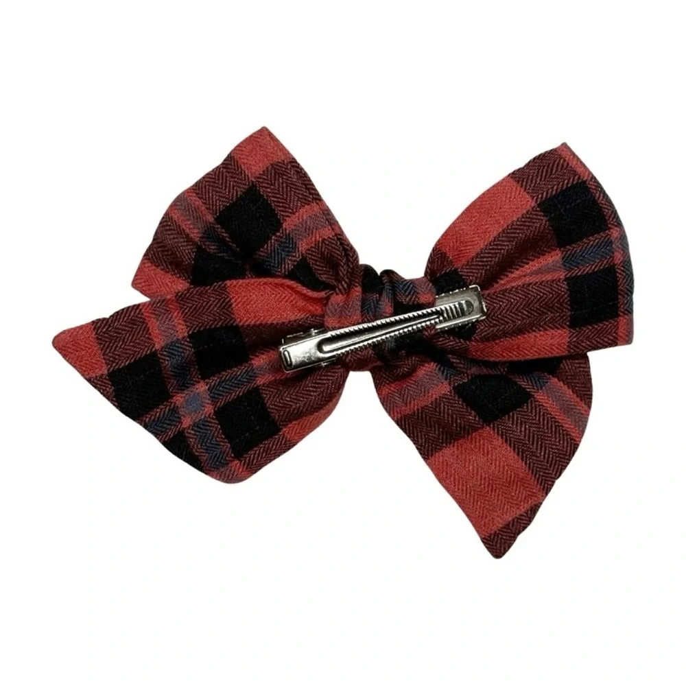 wunderkin plaid bow