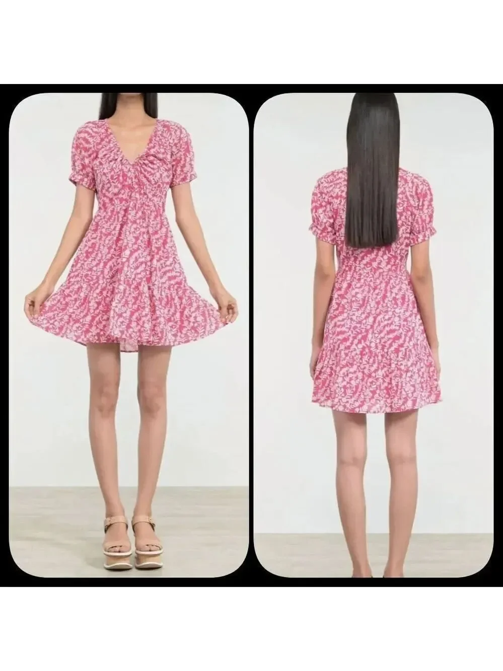 Nwot BANJANAN Artemis Dress In Shadow Bloom Paradise