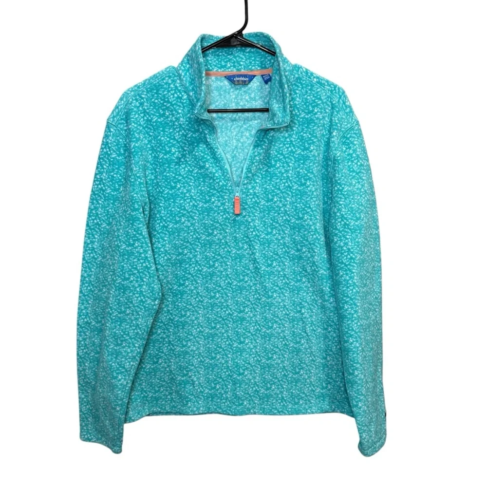 Chubbies The Mantelpiece Quarter Zip Fleece Sweater Size Medium‎