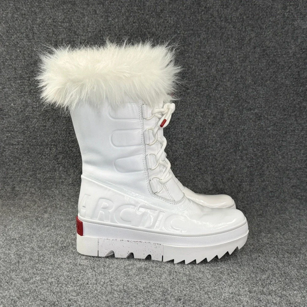 Sorel Joan of Arctic NEXT Winter Boots Women's 9‎ White Waterproof Snow Faux Fur